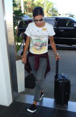 ALESSANDRA AMBROSIO Arrives at LAX Airport in Los Angeles 09/26/2016