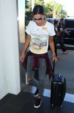 ALESSANDRA AMBROSIO Arrives at LAX Airport in Los Angeles 09/26/2016