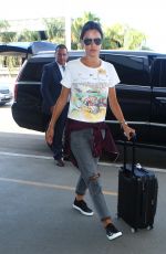 ALESSANDRA AMBROSIO Arrives at LAX Airport in Los Angeles 09/26/2016