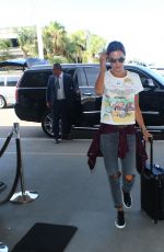ALESSANDRA AMBROSIO Arrives at LAX Airport in Los Angeles 09/26/2016