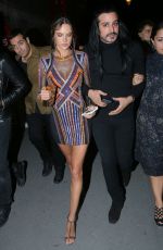 ALESSANDRA AMBROSIO at Balmain Aftershow Party in Paris 09/29/2016