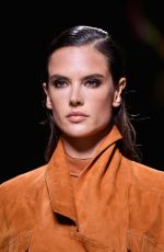 ALESSANDRA AMBROSIO at Balmain Fashion Show at Paris Fashion Week 09/29/2016