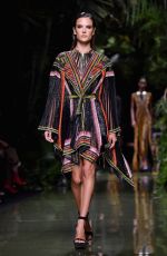 ALESSANDRA AMBROSIO at Balmain Fashion Show at Paris Fashion Week 09/29/2016