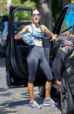 ALESSANDRA AMBROSIO Leaves a Dance Class in Santa Monica 09/08/2016