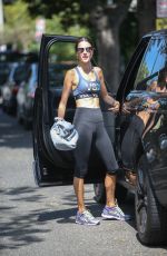 ALESSANDRA AMBROSIO Leaves a Dance Class in Santa Monica 09/08/2016