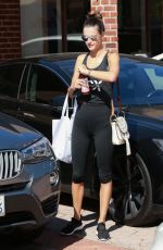 ALESSANDRA AMBROSIO Leaves a Gym in Santa Monica 09/01/2016