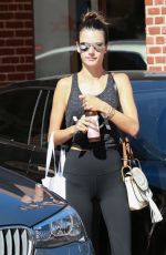 ALESSANDRA AMBROSIO Leaves a Gym in Santa Monica 09/01/2016