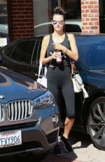 ALESSANDRA AMBROSIO Leaves a Gym in Santa Monica 09/01/2016
