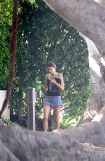 ALESSANDRA AMBROSIO Out in Santa Monica 08/31/2016
