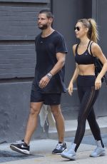 ALEXIS REN in Tights Out in New York 09/13/2016