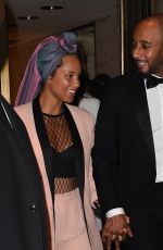 ALICIA KEYS at Tom Ford Fashion Show at New York Fashion Week 09/07/2016