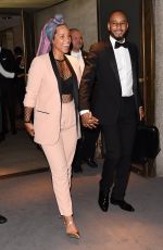 ALICIA KEYS at Tom Ford Fashion Show at New York Fashion Week 09/07/2016
