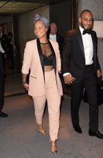 ALICIA KEYS at Tom Ford Fashion Show at New York Fashion Week 09/07/2016