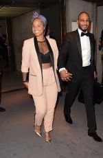 ALICIA KEYS at Tom Ford Fashion Show at New York Fashion Week 09/07/2016