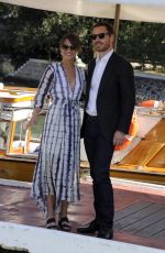 ALICIA VIKANDER and Michael Fassbender Arrives at Hotel Excelsior in Venice 09/01/2016