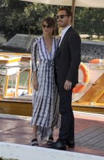 ALICIA VIKANDER and Michael Fassbender Arrives at Hotel Excelsior in Venice 09/01/2016