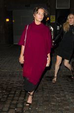 ALICIA VIKANDER at Chiltern Firehouse in London 09/24/2016