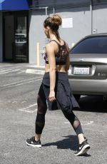 ALLISON HOLKER Arrives at Dancing With the Stars Practice in Los Angeles 09/02/2016