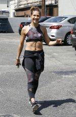 ALLISON HOLKER Arrives at Dancing With the Stars Practice in Los Angeles 09/02/2016