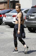 ALLISON HOLKER Arrives at Dancing With the Stars Practice in Los Angeles 09/02/2016