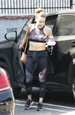 ALLISON HOLKER Arrives at Dancing With the Stars Practice in Los Angeles 09/02/2016