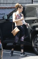 ALLISON HOLKER Arrives at Dancing With the Stars Practice in Los Angeles 09/02/2016