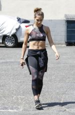 ALLISON HOLKER Arrives at Dancing With the Stars Practice in Los Angeles 09/02/2016