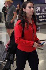 ALY RAISMAN at LAX Airport in Los Angeles 08/30/2016