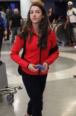 ALY RAISMAN at LAX Airport in Los Angeles 08/30/2016