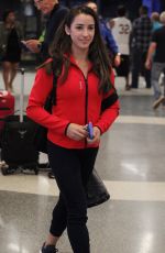 ALY RAISMAN at LAX Airport in Los Angeles 08/30/2016