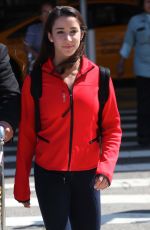 ALY RAISMAN at LAX Airport in Los Angeles 08/30/2016