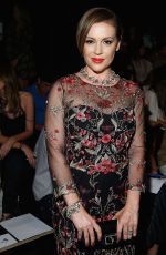 ALYSSA MILANO at Marchesa Fashion Show in New York 09/14/2016