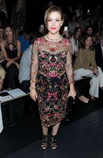 ALYSSA MILANO at Marchesa Fashion Show in New York 09/14/2016