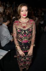 ALYSSA MILANO at Marchesa Fashion Show in New York 09/14/2016