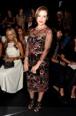 ALYSSA MILANO at Marchesa Fashion Show in New York 09/14/2016