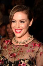 ALYSSA MILANO at Marchesa Fashion Show in New York 09/14/2016