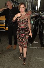 ALYSSA MILANO at Marchesa Fashion Show in New York 09/14/2016