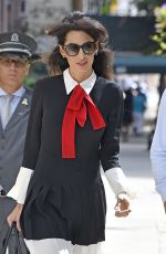 AMAL CLOONEY Out and About in New York 09/21/2016