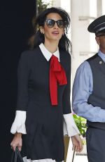 AMAL CLOONEY Out and About in New York 09/21/2016