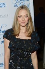 AMANDA SEYFRIED at 2016 Heaven on Earth Gala in Hollywood 09/24/2016