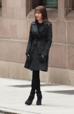 AMANDA SEYFRIED on the Set of 