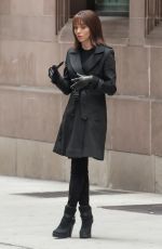 AMANDA SEYFRIED on the Set of 