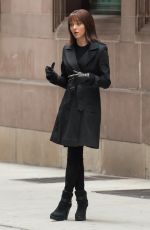 AMANDA SEYFRIED on the Set of 