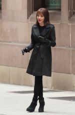 AMANDA SEYFRIED on the Set of 