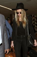 AMBER HEARD at LAX Airport in Los Angeles 08/31/2016