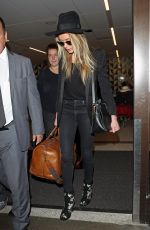 AMBER HEARD at LAX Airport in Los Angeles 08/31/2016