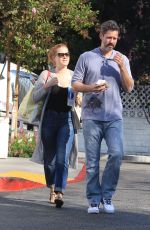 AMY ADAMS and Darren Le Gallo Out Shopping in Beverly Hills 09/08/2016