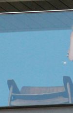 AMY PURDY at Hotel Balcony in Rio De Janeiro 08/30/2016