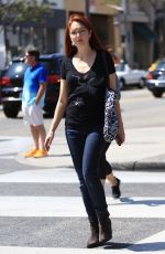 AMY YASBECK Out and About in Los Angeles 09/02/2016