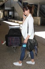 ANA DE ARMAS at LAX Airport in Los Angeles 08/31/2016